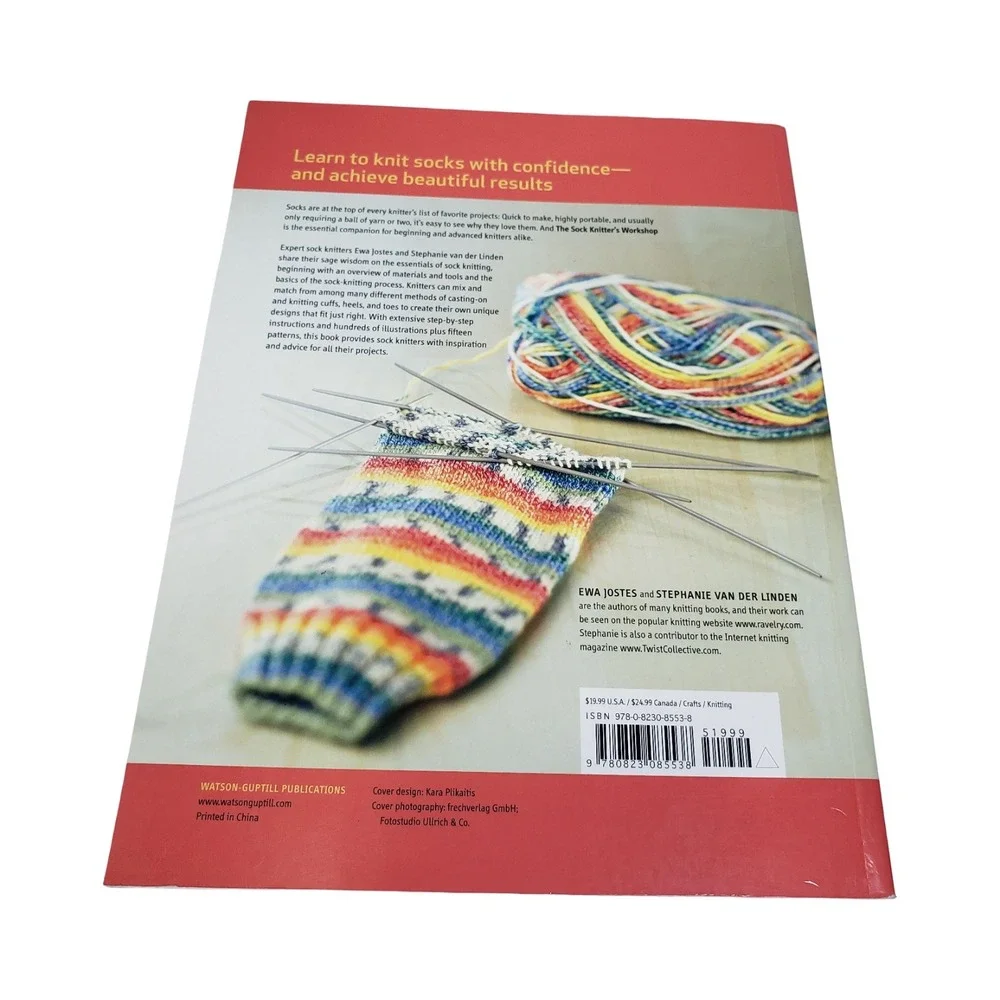 The Sock Knitter's Workshop Ewa Jostes Stephanie van der Linden Paperback Book